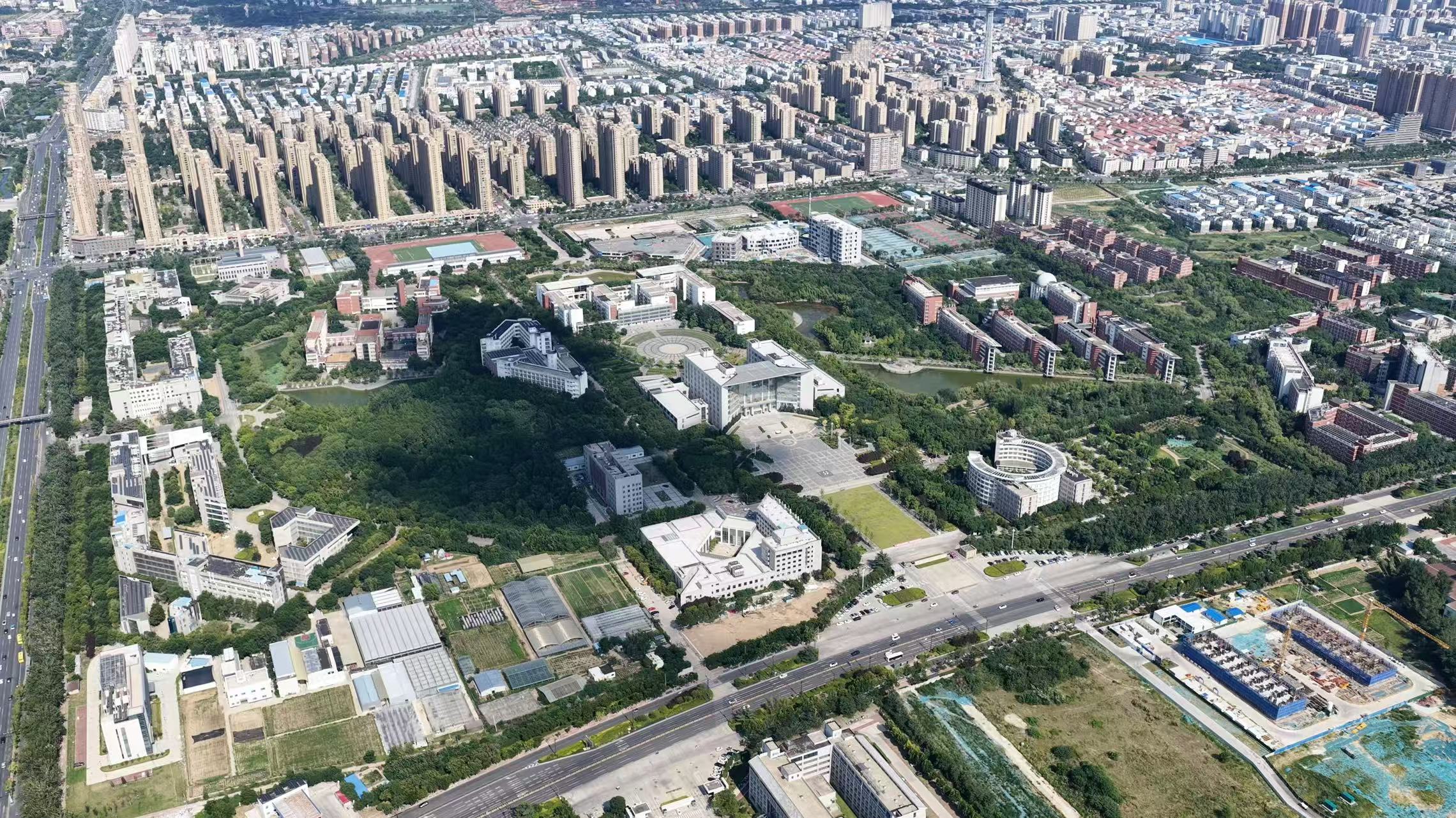 河南大学金明校区航拍